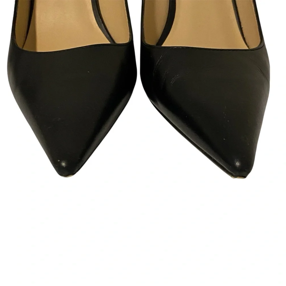Stuart Weitzman Power 85 Pointed Toe Black Pumps Sz 9.5 AA - Picture 10 of 13
